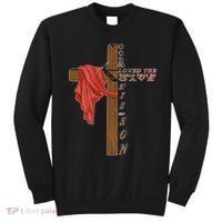 John 3:16 Christian Cross Bible Sweatshirt thumb 0