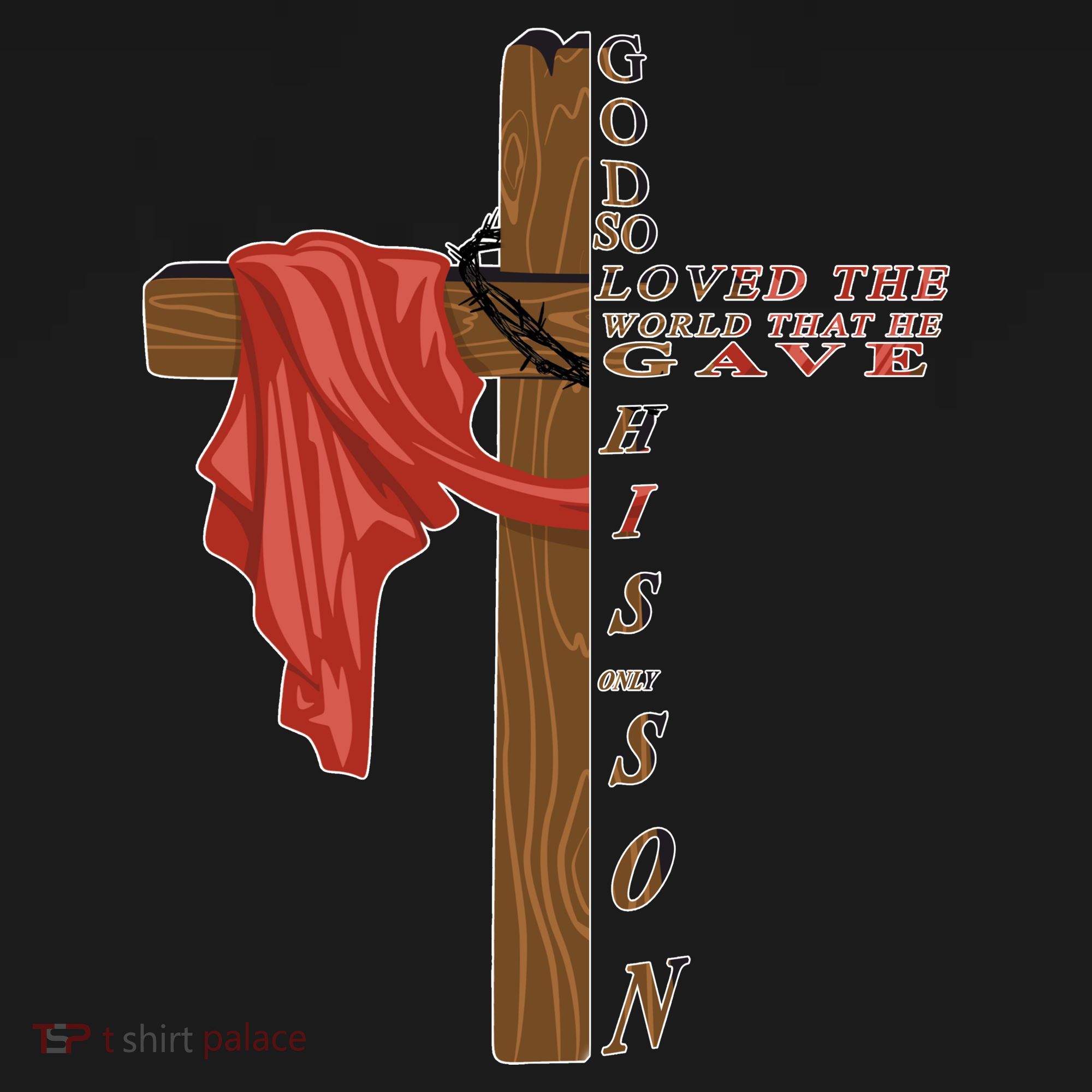 John 3:16 Christian Cross Bible Women's Tank Top