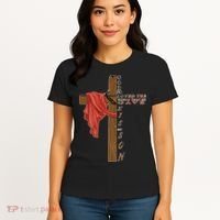 John 3:16 Christian Cross Bible Women's T-Shirt thumb 4