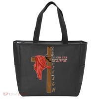 John 3:16 Christian Cross Bible Tote Bag thumb 0