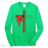 John 3:16 Christian Cross Bible Long Sleeve Shirt thumb 0