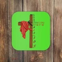 John 3:16 Christian Cross Bible Coaster thumb 0