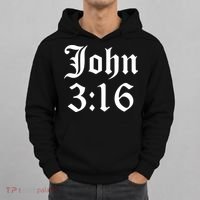 John 3:16 Christian Faith Inspirational Hoodie thumb 0