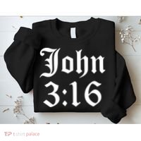 John 3:16 Christian Faith Inspirational Sweatshirt thumb 2