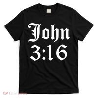 John 3:16 Christian Faith Inspirational T-Shirt thumb 0