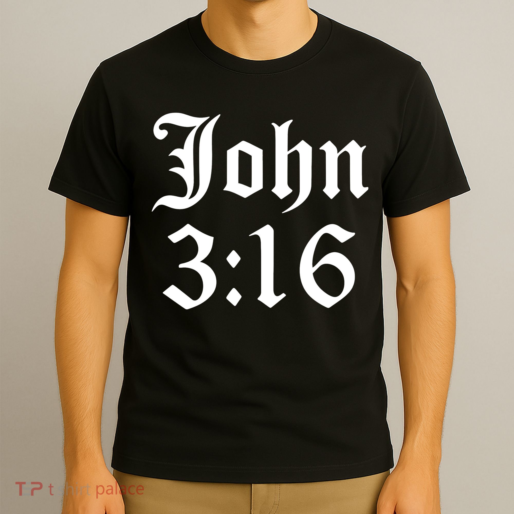 John 3:16 Christian Faith Inspirational T-Shirt