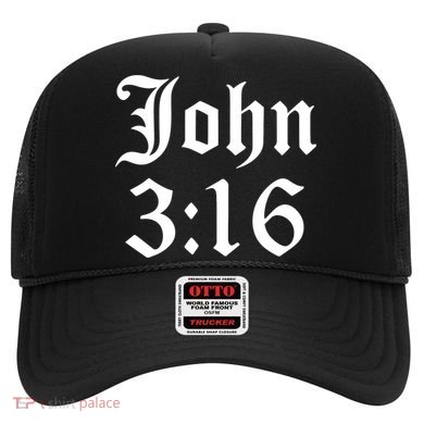 John 3:16 Christian Faith Inspirational Hat