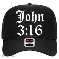 John 3:16 Christian Faith Inspirational Hat thumb 0
