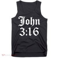 John 3:16 Christian Faith Inspirational Tank Top thumb 0