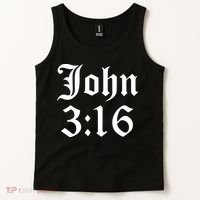 John 3:16 Christian Faith Inspirational Tank Top thumb 2