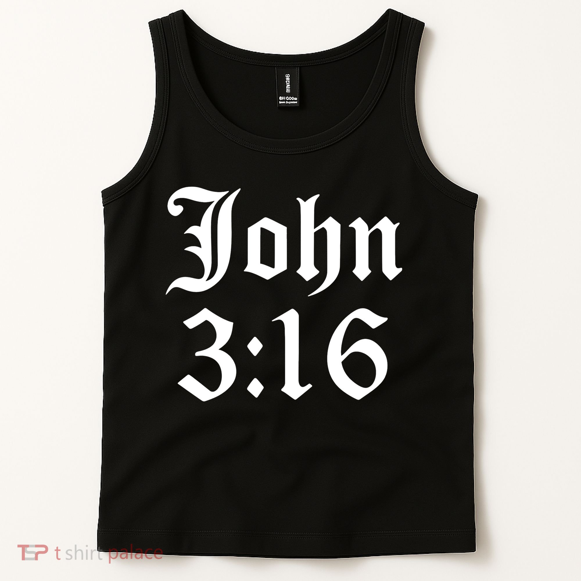John 3:16 Christian Faith Inspirational Tank Top