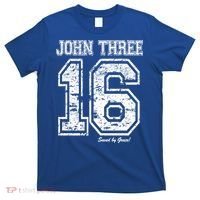 John 3:16 Christian Religious Salvation Gospel Bible Gift Meaningful Gift T-Shirt thumb 0