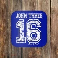John 3:16 Christian Religious Salvation Gospel Bible Gift Meaningful Gift Coaster thumb 0