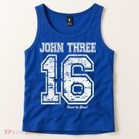 John 3:16 Christian Religious Salvation Gospel Bible Gift Meaningful Gift Tank Top thumb 2