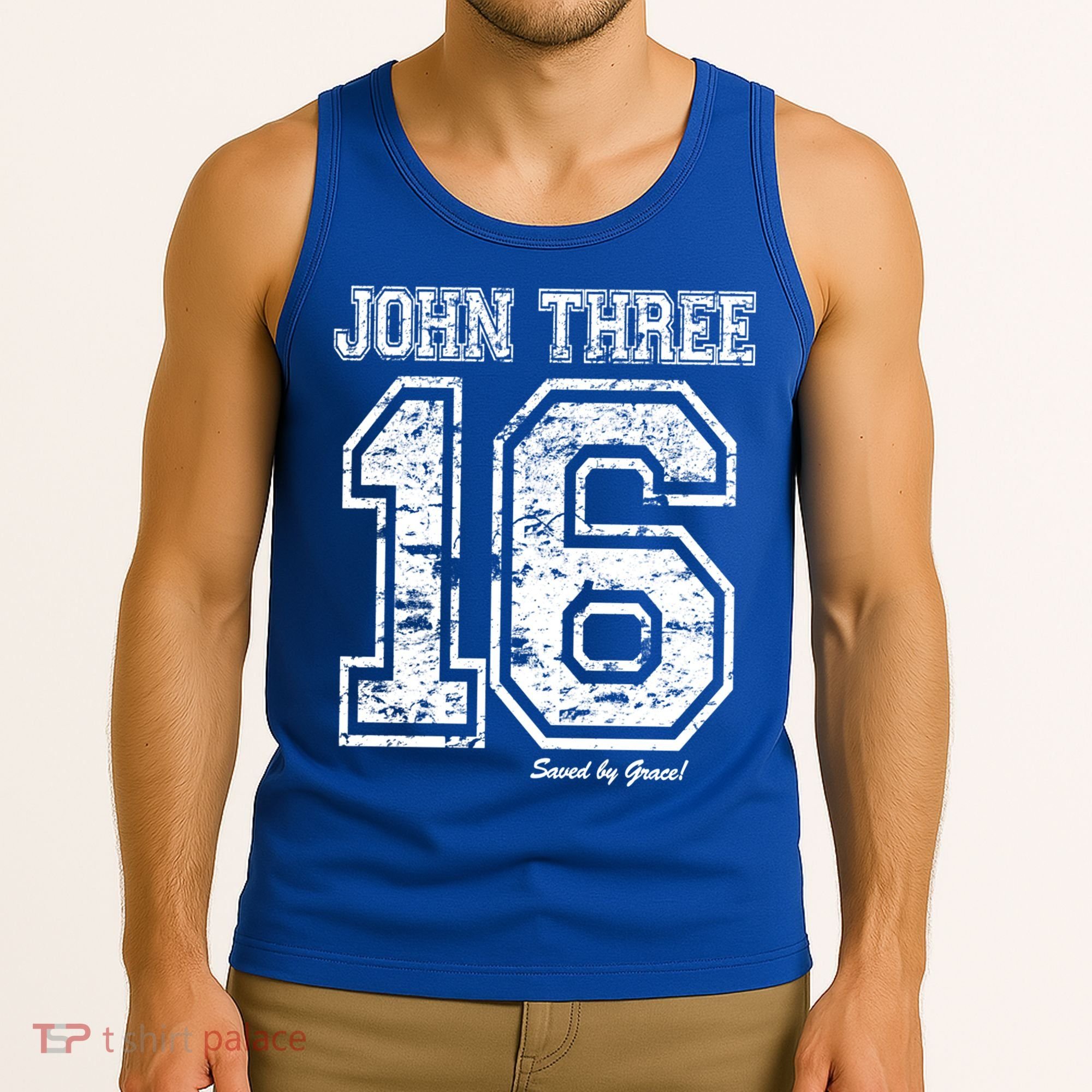 John 3:16 Christian Religious Salvation Gospel Bible Gift Meaningful Gift Tank Top