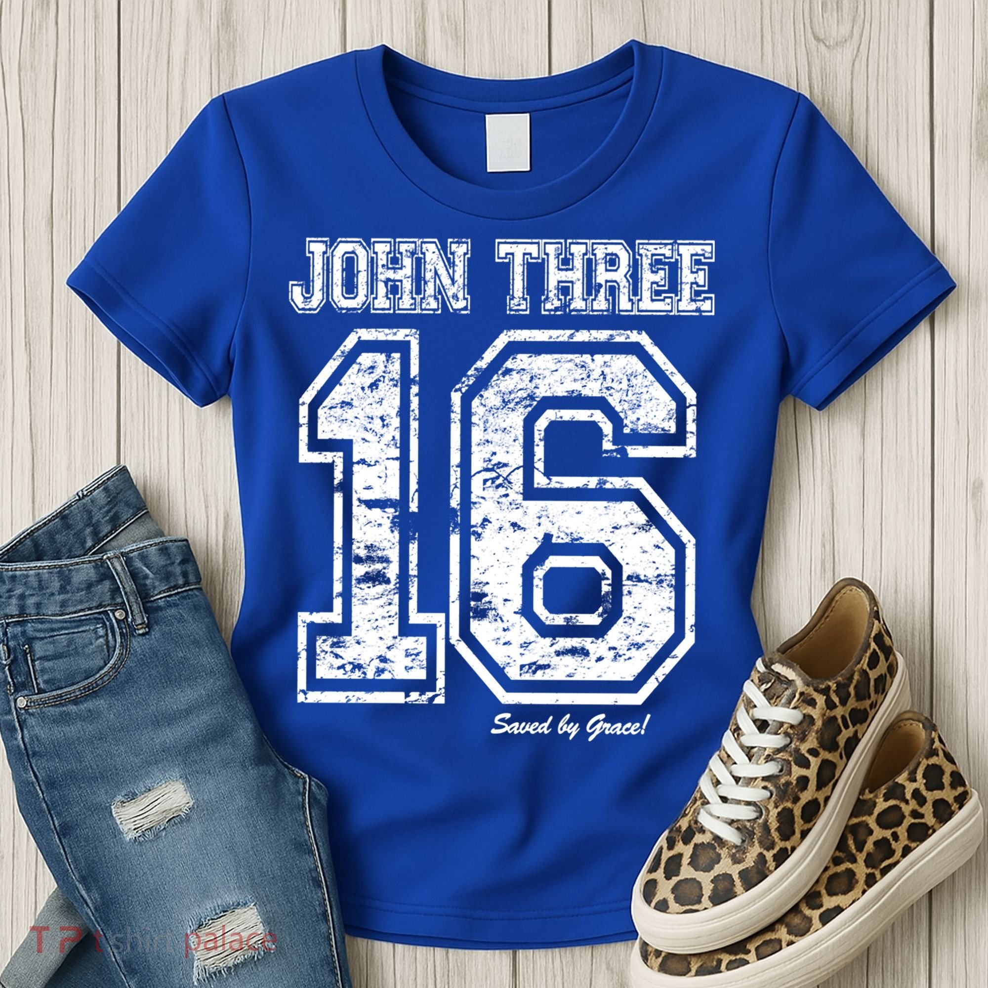 John 3:16 Christian Religious Salvation Gospel Bible Gift Meaningful Gift Women's T-Shirt