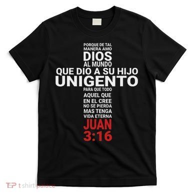 Juan 316 John Playera Camisa T-Shirt