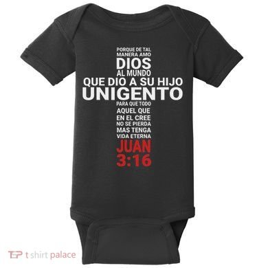 Juan 316 John Playera Camisa Baby Bodysuit