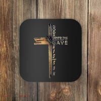 John 316 Jesus Christian God So Loved The World Coaster thumb 0