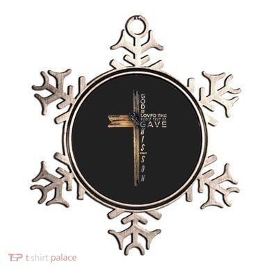 John 316 Jesus Christian God So Loved The World Ornament