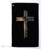 John 316 Jesus Christian God So Loved The World Golf Towel thumb 0