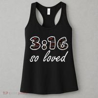 John 316 Jesus Saves Christian Bible Verse Faith Women's Tank Top thumb 3