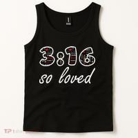 John 316 Jesus Saves Christian Bible Verse Faith Tank Top thumb 2