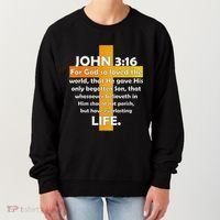 John 316 Kjv Bible Verse Women's Sweatshirt thumb 0