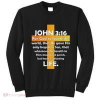 John 316 Kjv Bible Verse Sweatshirt thumb 0