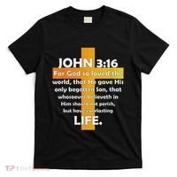 John 316 Kjv Bible Verse T-Shirt thumb 0