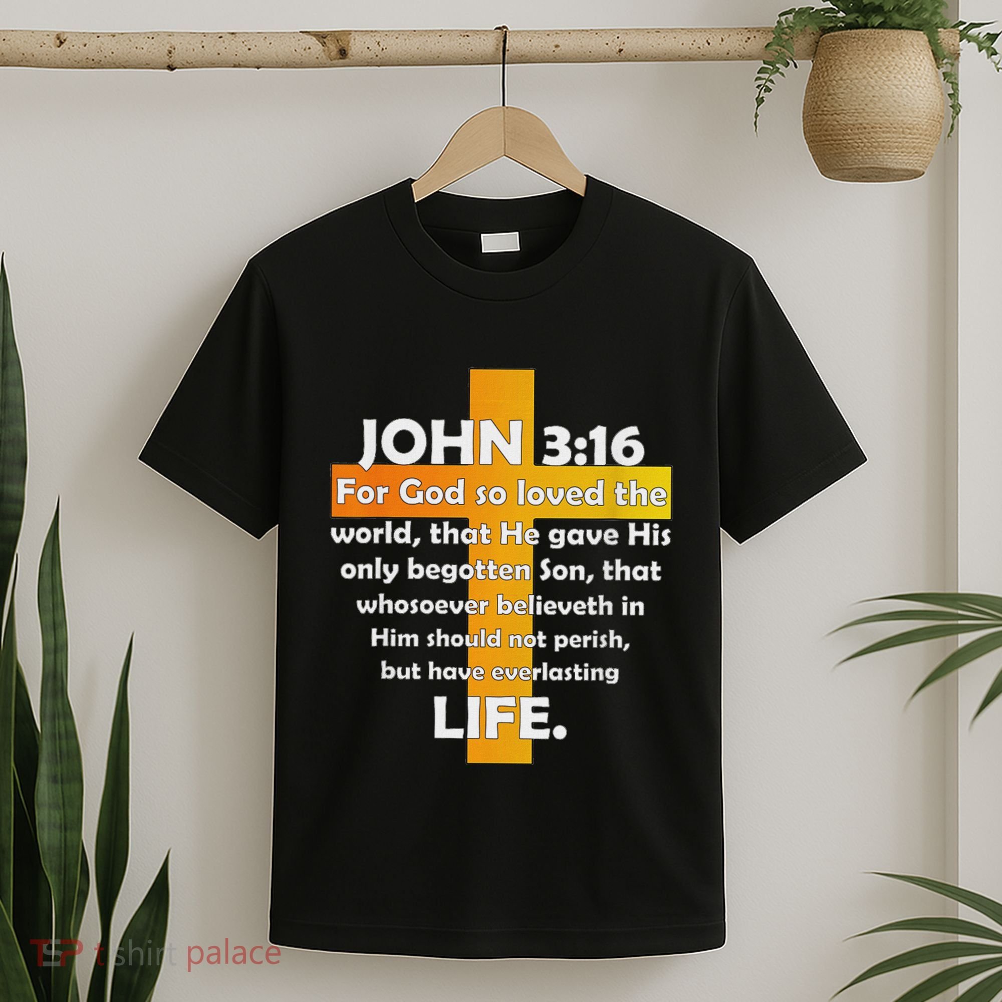 John 316 Kjv Bible Verse T-Shirt
