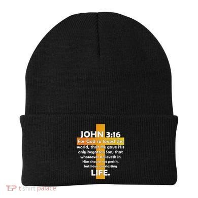 John 316 Kjv Bible Verse Beanie