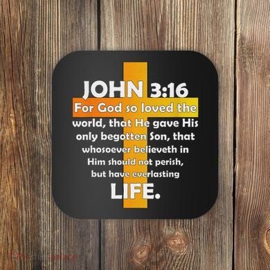 John 316 Kjv Bible Verse Coaster
