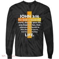 John 316 Kjv Bible Verse Tie-Dye Long Sleeve Shirt thumb 0