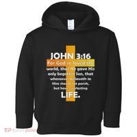 John 316 Kjv Bible Verse Toddler Hoodie thumb 0