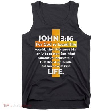 John 316 Kjv Bible Verse Tank Top