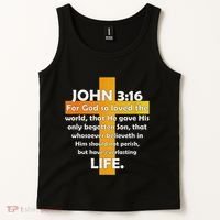 John 316 Kjv Bible Verse Tank Top thumb 2