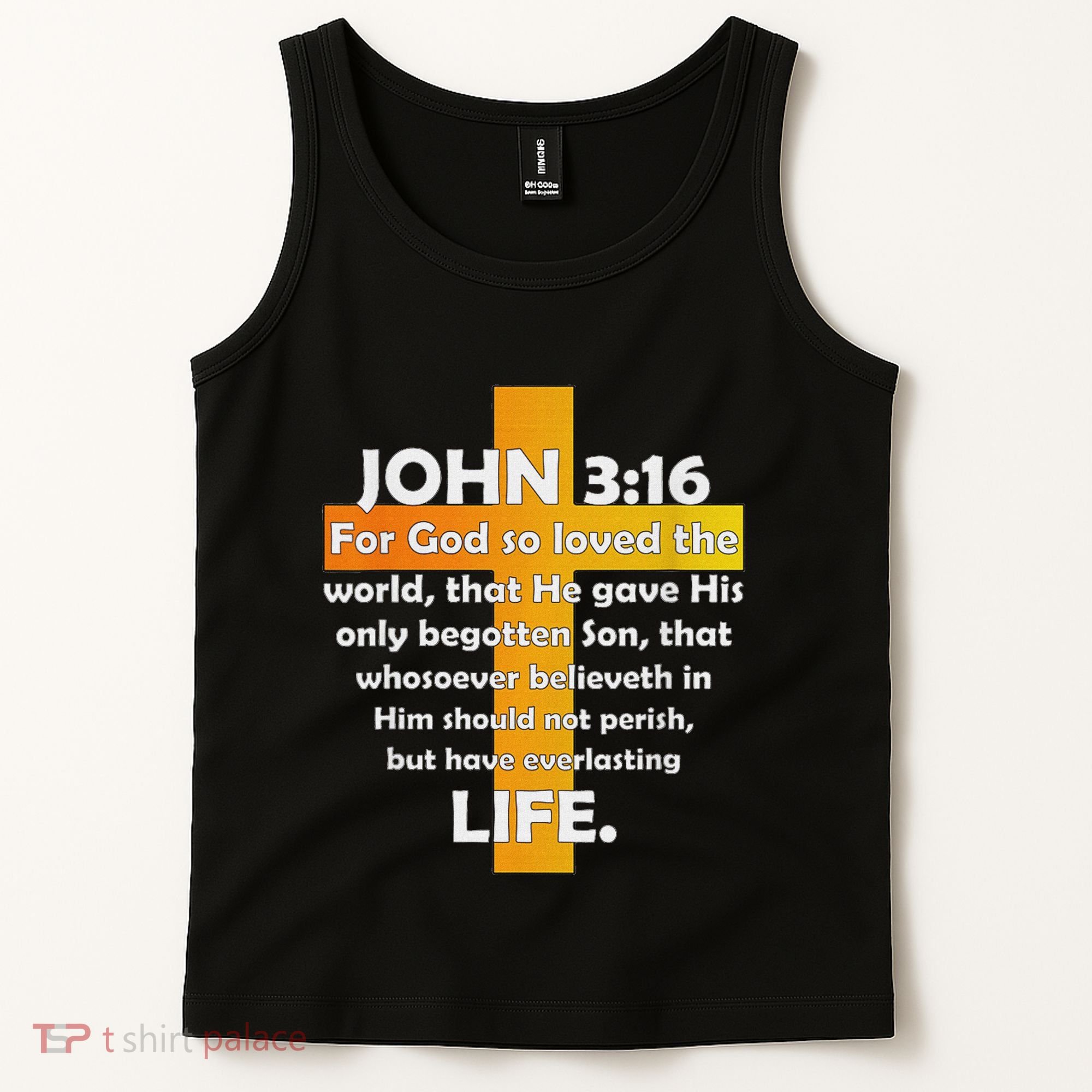 John 316 Kjv Bible Verse Tank Top