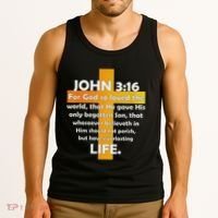 John 316 Kjv Bible Verse Tank Top thumb 3
