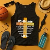 John 316 Kjv Bible Verse Tank Top thumb 4