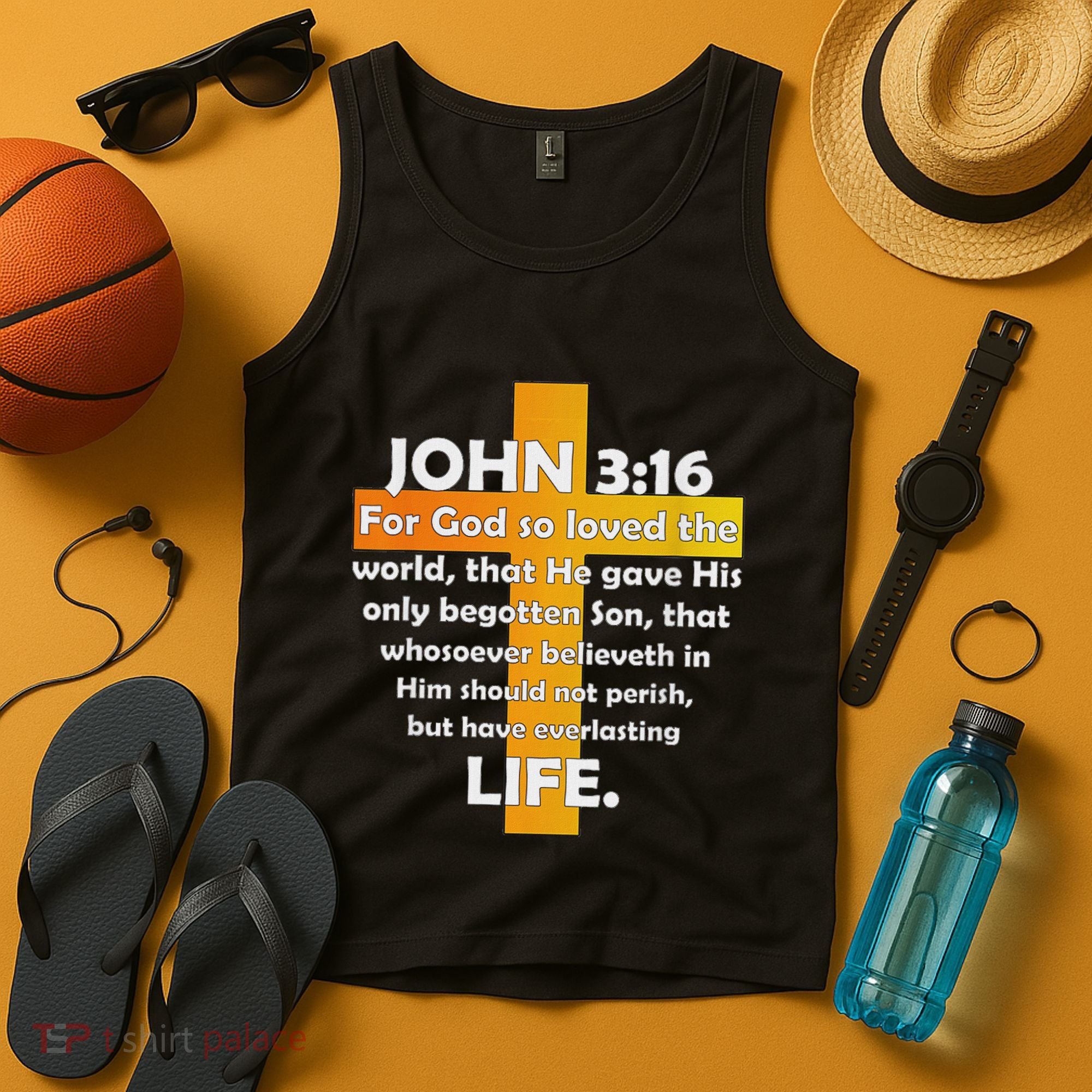 John 316 Kjv Bible Verse Tank Top