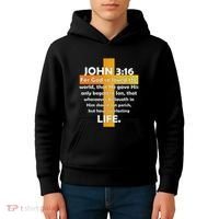 John 316 Kjv Bible Verse Kids Hoodie thumb 4