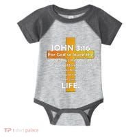 John 316 Kjv Bible Verse Infant Baby Jersey Bodysuit thumb 0