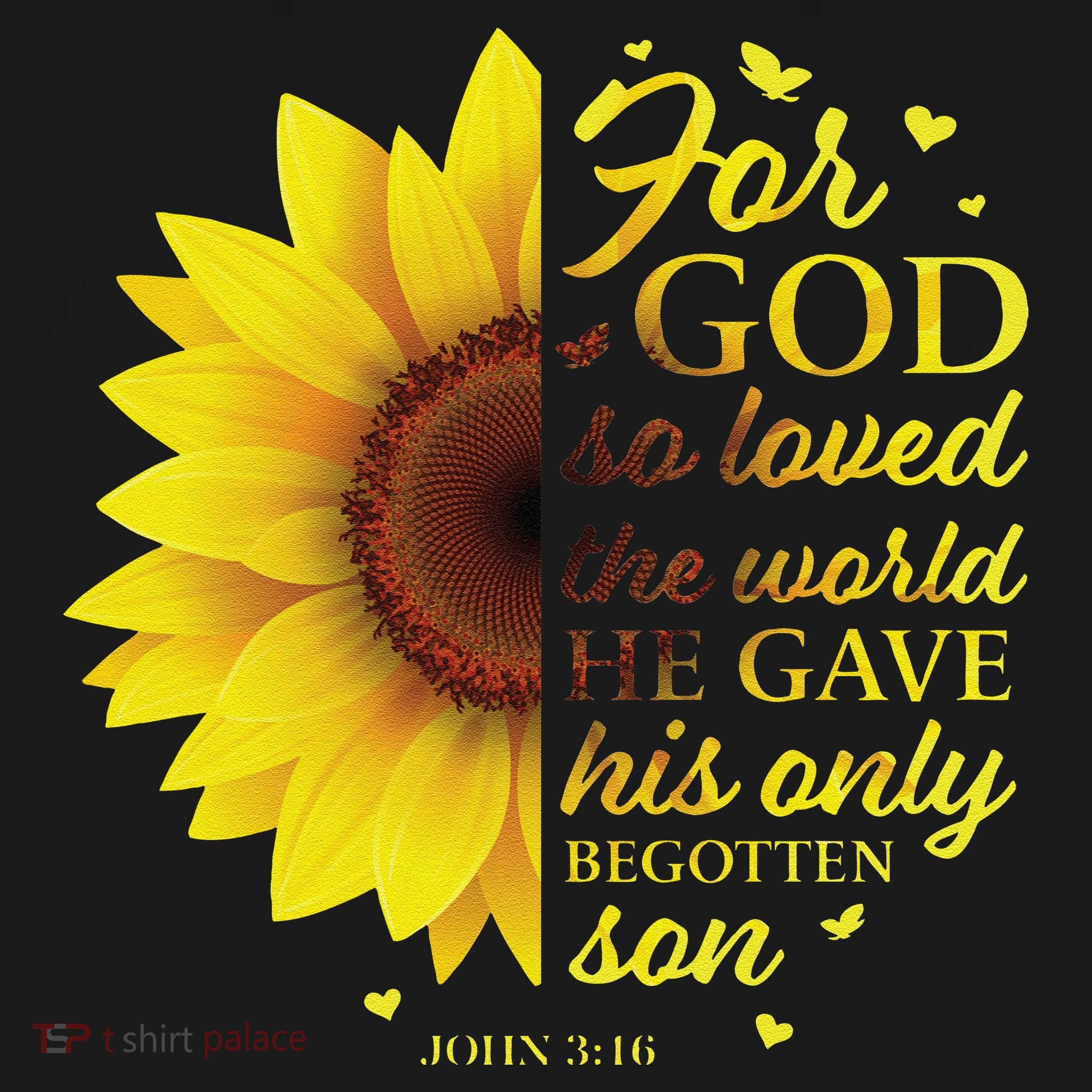 John 316 Sunflower Christian Verses Sayings Religious Her Sweat Bucket Hat