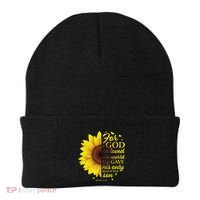 John 316 Sunflower Christian Verses Sayings Religious Her Sweat Beanie thumb 0