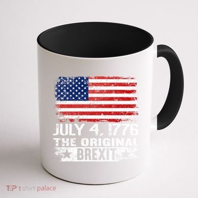 July 4 1776 Original Brexit Independence Day Coffee Mug back
