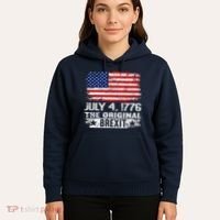 July 4 1776 Original Brexit Independence Day Hoodie thumb 5