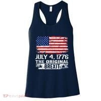 July 4 1776 Original Brexit Independence Day Women's Tank Top thumb 0