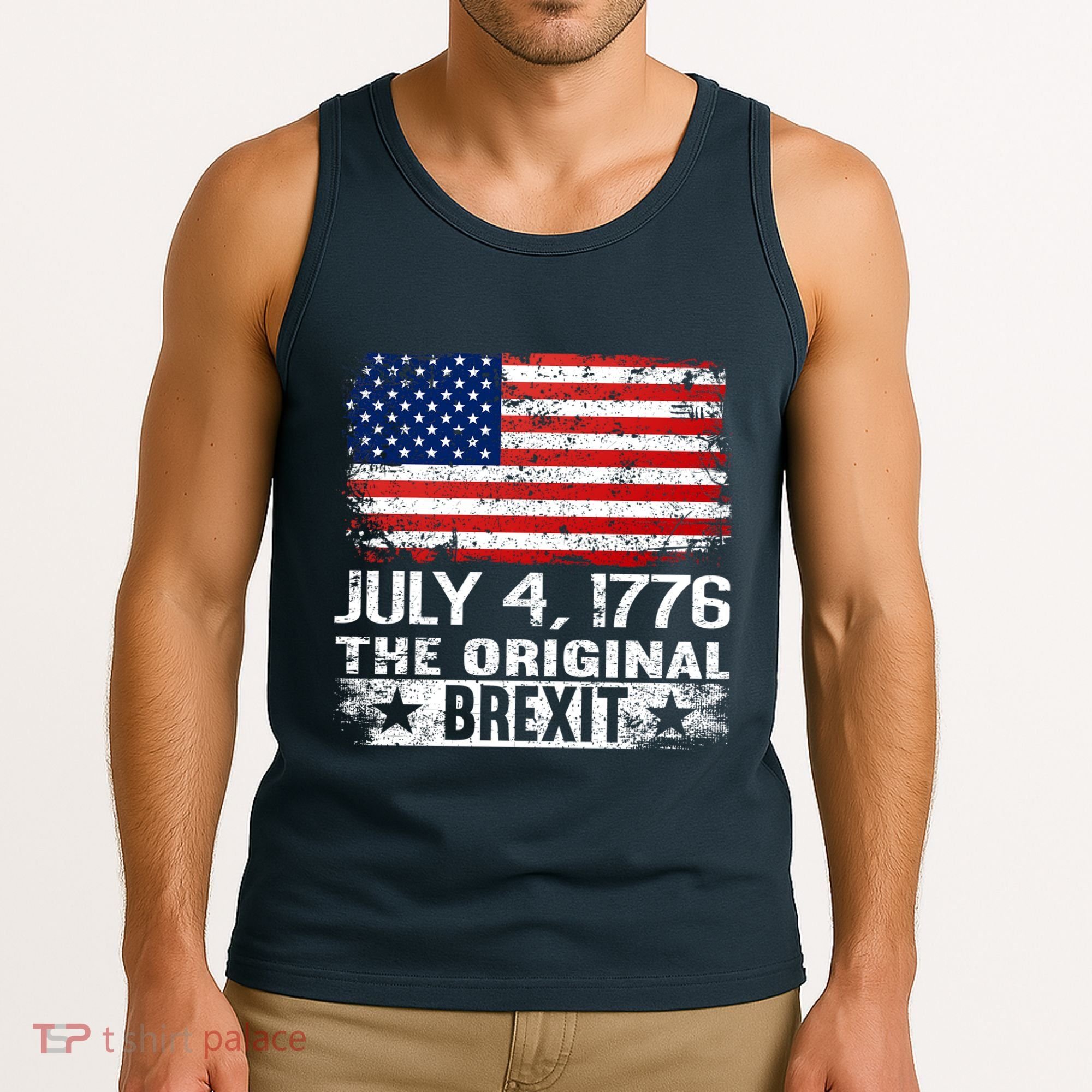 July 4 1776 Original Brexit Independence Day Tank Top
