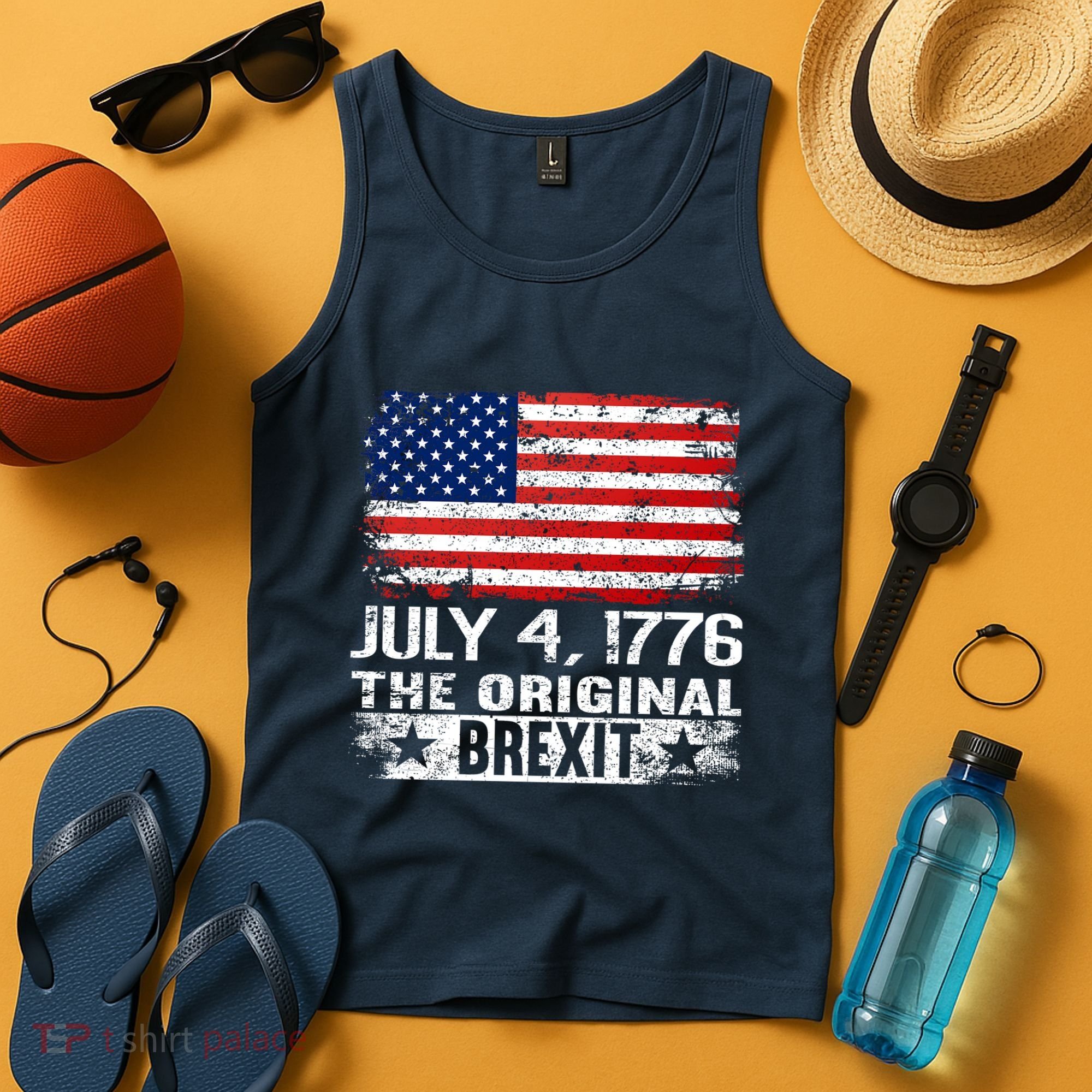 July 4 1776 Original Brexit Independence Day Tank Top